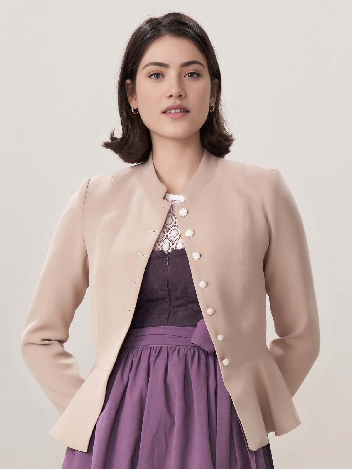 Dirndl Grün Lila