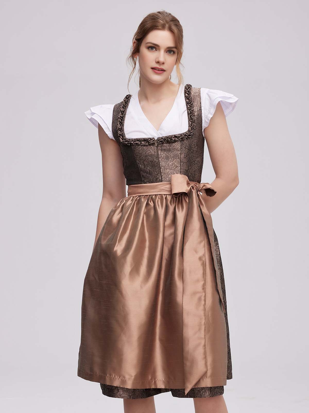 Dirndl Dunkelgrün Samt