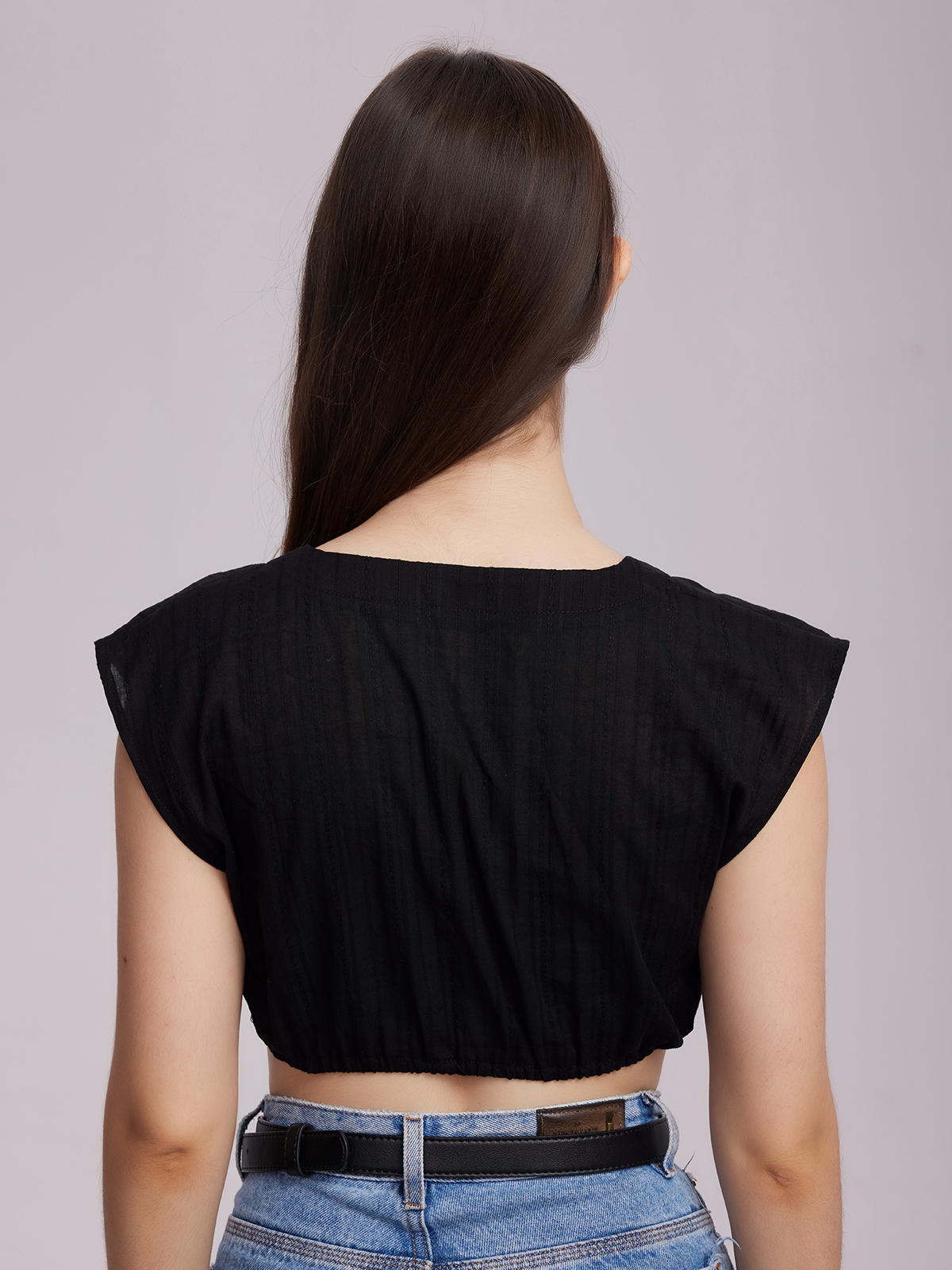 Dirndl Bluse in Schwarz